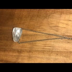 White stone Kendra Scott necklace